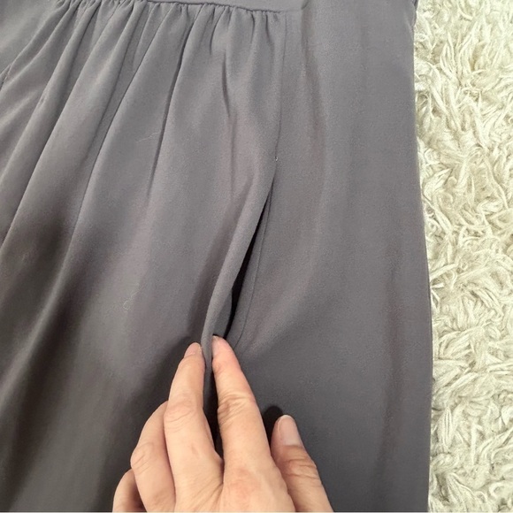 Susana Monaco Gray Spaghetti Strap Pocket Jersey Knit Midi Dress - Picture 8 of 13